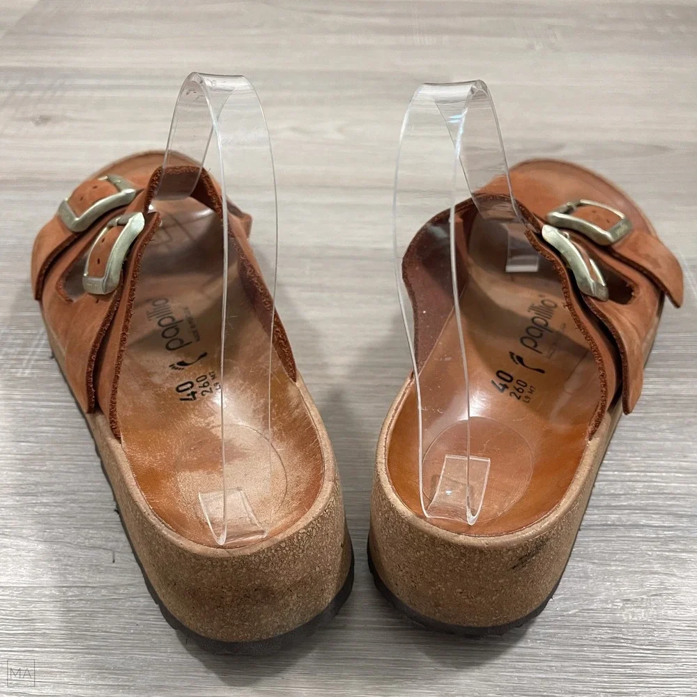 Papillio By Birkenstock Women's	Sandals Buckle Straps Platform Neutral 40 Brown